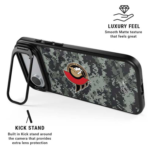 NHL Ottawa Senators Camo iPhone 17 Air Kickstand Case
