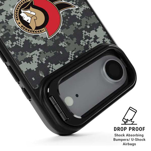 NHL Ottawa Senators Camo iPhone 17 Air Kickstand Case
