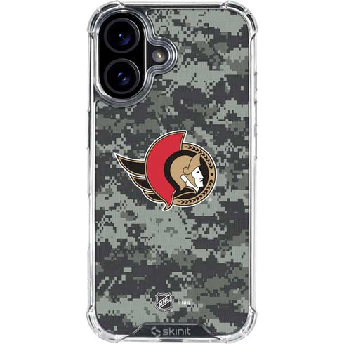NHL Ottawa Senators Camo iPhone 17 Clear Case