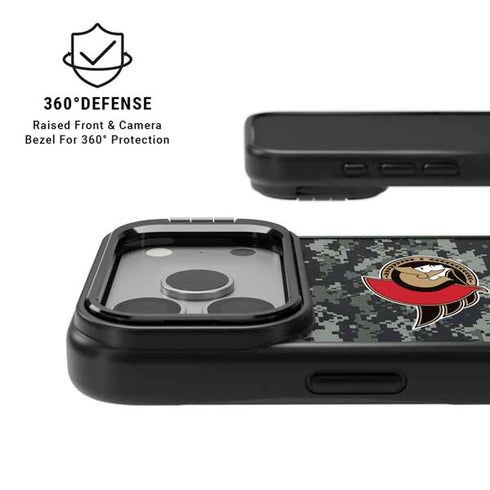 NHL Ottawa Senators Camo iPhone 17 Pro Kickstand Case