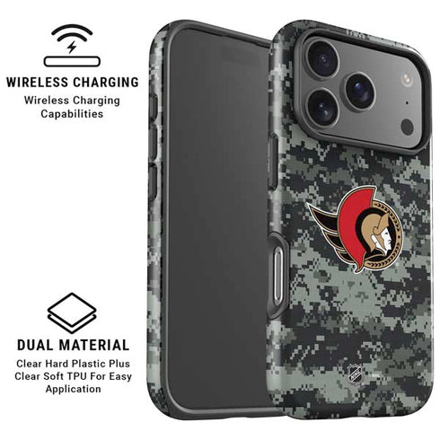 NHL Ottawa Senators Camo iPhone 17 Pro Magsafe Impact Case