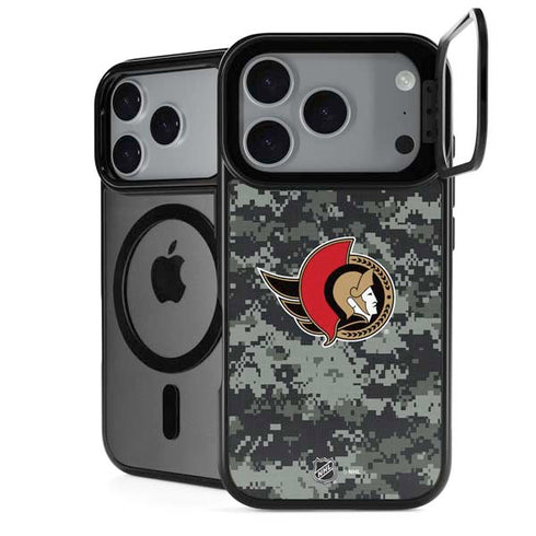 NHL Ottawa Senators Camo iPhone 17 Pro Max Kickstand Case