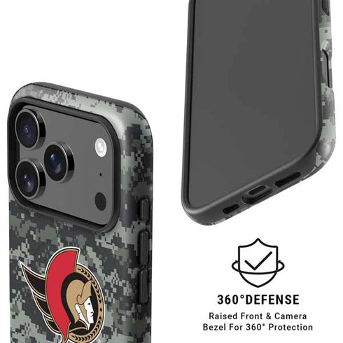 NHL Ottawa Senators Camo iPhone 17 Pro Max Magsafe Impact Case