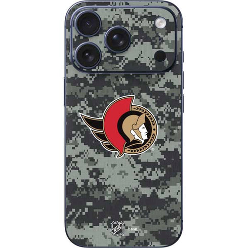NHL Ottawa Senators Camo iPhone 17 Pro Skin