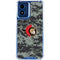 NHL Ottawa Senators Camo Moto G Play 4G (2024) Clear Case