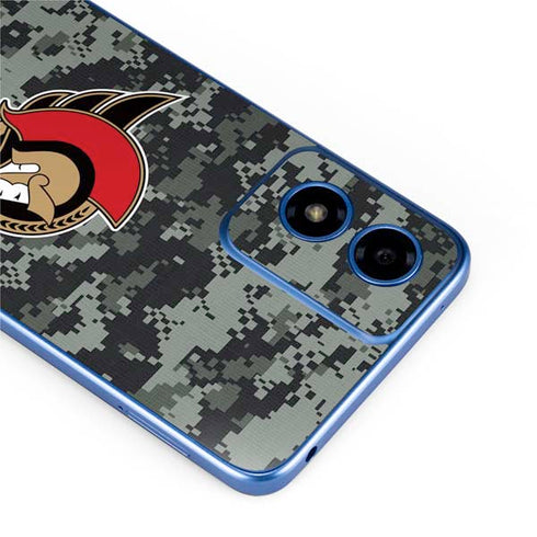 NHL Ottawa Senators Camo Moto G Play 4G (2024) Skin