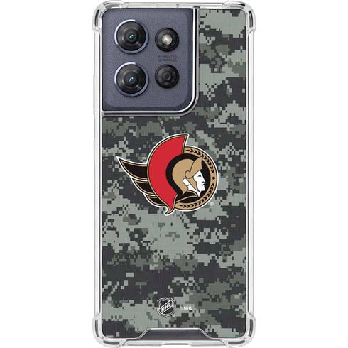 NHL Ottawa Senators Camo Moto G Power 5G (2025) Clear Case