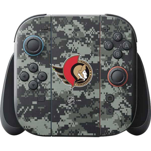 NHL Ottawa Senators Camo Nintendo Switch 2 (2025) with Joy-Con Skin