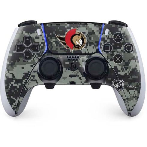 NHL Ottawa Senators Camo PS5 DualSense Edge Pro Controller Skin