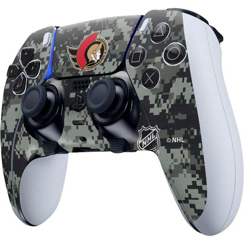 NHL Ottawa Senators Camo PS5 DualSense Edge Pro Controller Skin