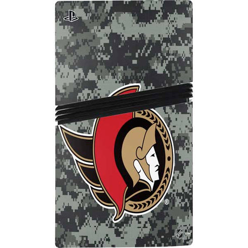NHL Ottawa Senators Camo PS5 Pro Console Skin