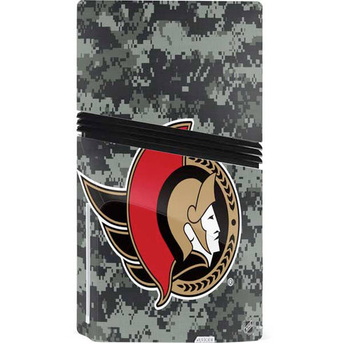 NHL Ottawa Senators Camo PS5 Pro Disk Bundle Skin
