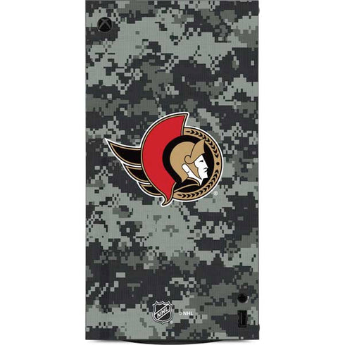 NHL Ottawa Senators Camo XBox Series X Digital Edition Console Skin