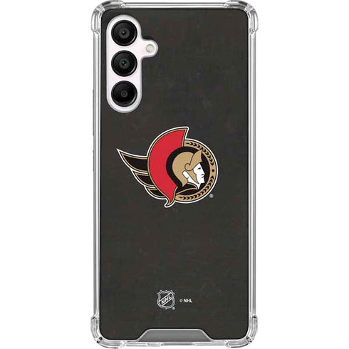 NHL Ottawa Senators Distressed Galaxy A16 5G Clear Case