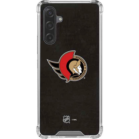NHL Ottawa Senators Distressed Galaxy A17 Clear Case