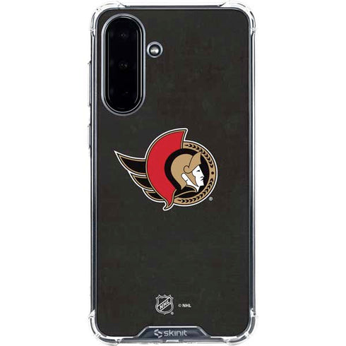NHL Ottawa Senators Distressed Galaxy A36 5G Clear Case