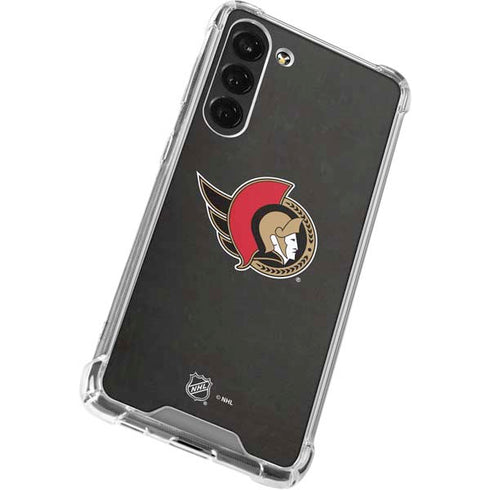 NHL Ottawa Senators Distressed Galaxy S24 FE Clear Case