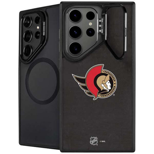 NHL Ottawa Senators Distressed Galaxy S24 Ultra Kickstand Case