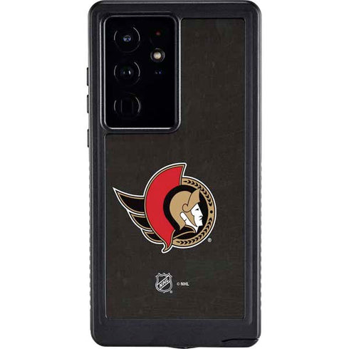 NHL Ottawa Senators Distressed Galaxy S24 Ultra Waterproof Case