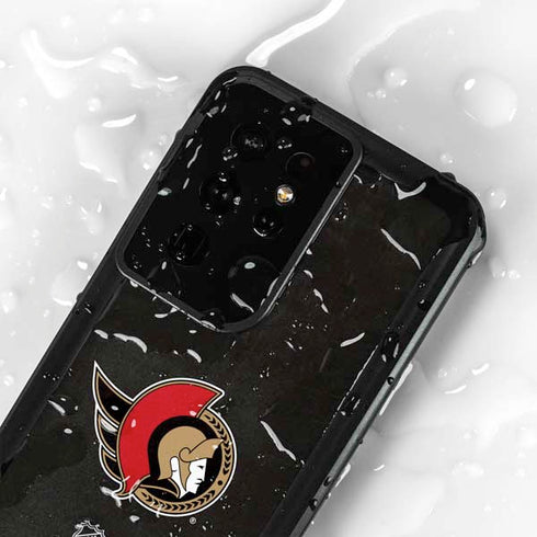 NHL Ottawa Senators Distressed Galaxy S24 Ultra Waterproof Case