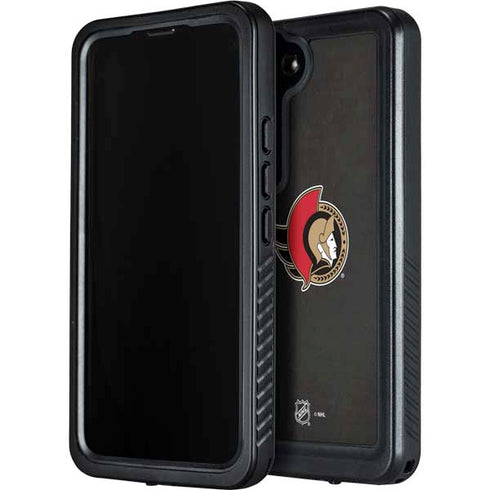 NHL Ottawa Senators Distressed Galaxy S24 Waterproof Case