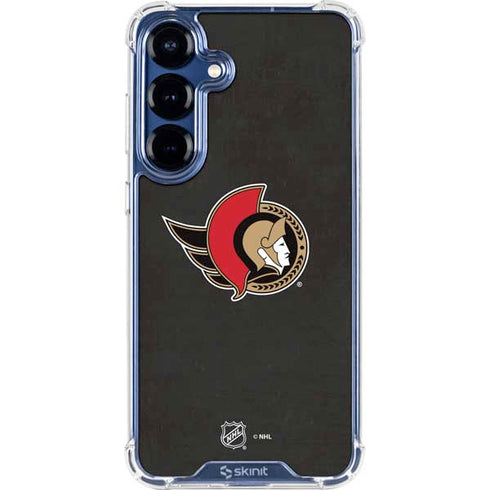 NHL Ottawa Senators Distressed Galaxy S25 FE Clear Case