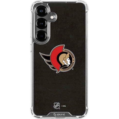 NHL Ottawa Senators Distressed Galaxy S26 Plus Clear Case