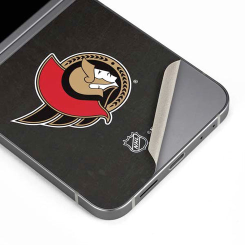 NHL Ottawa Senators Distressed Galaxy Z Flip6 Skin