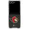 NHL Ottawa Senators Distressed Galaxy Z Flip7 Clear Case
