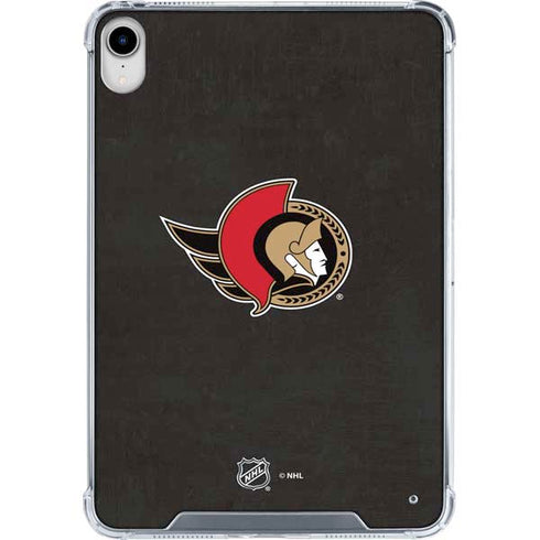 NHL Ottawa Senators Distressed iPad 11th Gen (2025) Clear Case