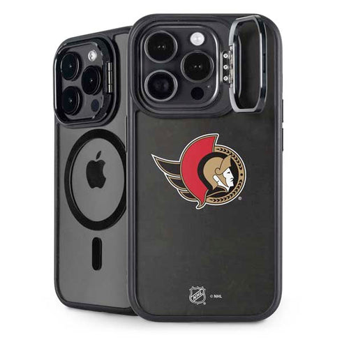 NHL Ottawa Senators Distressed iPhone 14 Pro Max Kickstand Case