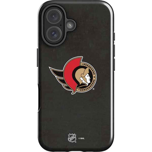 NHL Ottawa Senators Distressed iPhone 16 Impact Case