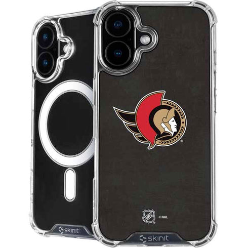 NHL Ottawa Senators Distressed iPhone 16 Plus MagSafe Case