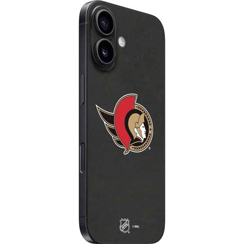 NHL Ottawa Senators Distressed iPhone 16 Plus Skin
