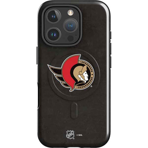 NHL Ottawa Senators Distressed iPhone 16 Pro Magsafe Impact Case