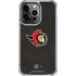 NHL Ottawa Senators Distressed iPhone 16 Pro Max Clear Case