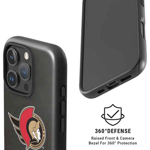 NHL Ottawa Senators Distressed iPhone 16 Pro Max Magsafe Impact Case