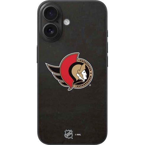 NHL Ottawa Senators Distressed iPhone 16 Skin