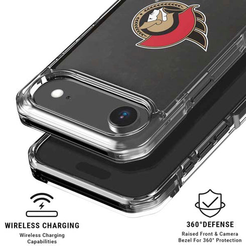 NHL Ottawa Senators Distressed iPhone 17 Air Clear Case