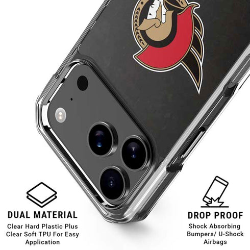 NHL Ottawa Senators Distressed iPhone 17 Pro Max MagSafe Case