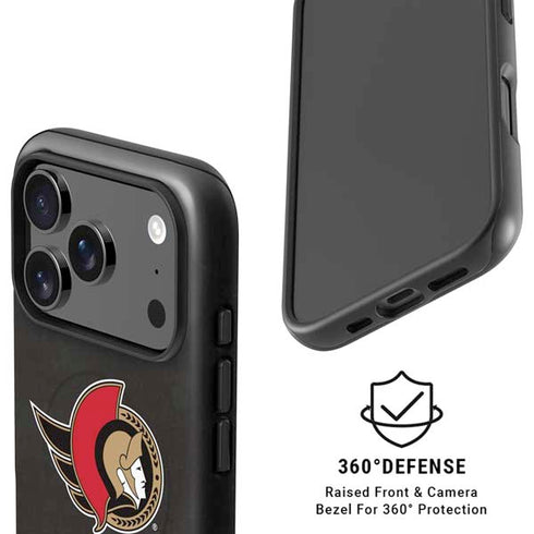 NHL Ottawa Senators Distressed iPhone 17 Pro Max Magsafe Impact Case