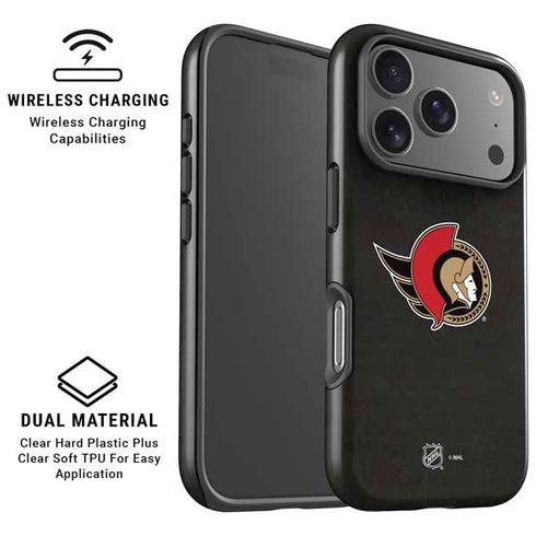 NHL Ottawa Senators Distressed iPhone 17 Pro Max Magsafe Impact Case