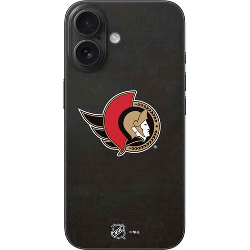 NHL Ottawa Senators Distressed iPhone 17 Skin