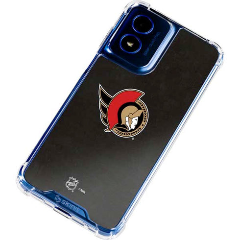 NHL Ottawa Senators Distressed Moto G 5G (2024) Clear Case