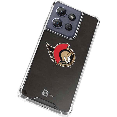 NHL Ottawa Senators Distressed Moto G Play 5G (2025) Clear Case