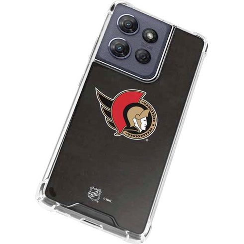 NHL Ottawa Senators Distressed Moto G Stylus 5G (2025) Clear Case