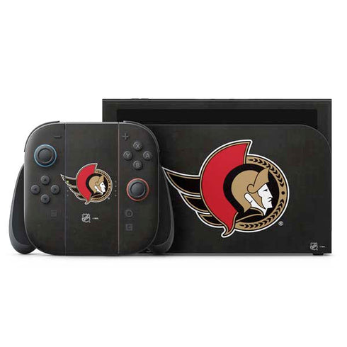 NHL Ottawa Senators Distressed Nintendo Switch 2 (2025) with Joy-Con Skin