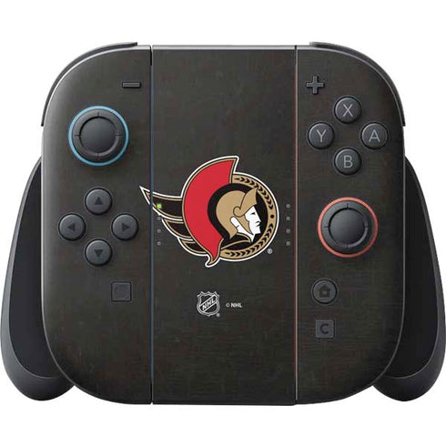 NHL Ottawa Senators Distressed Nintendo Skins