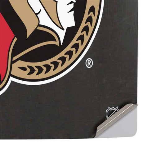 NHL Ottawa Senators Distressed PS5 Pro Console Skin