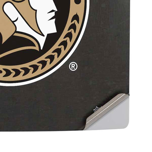 NHL Ottawa Senators Distressed PS5 Pro Disk Console Skin